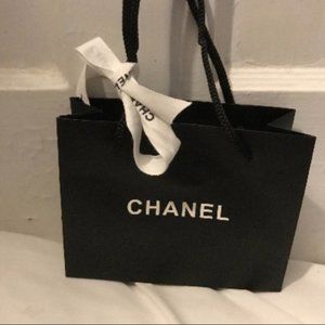 CHANEL Shopping Paper Tote Gift Bag and a CHANEL Ribbon